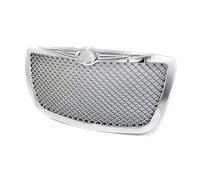 Griglia Paraurti Per Chrysler Per 300 Per 300C 2005-2010 Kit Serbatoio Acqua Griglia Presa D'aria Paraurti Anteriore Nero Griglia Per Radiatore Anteriore(Silvery)