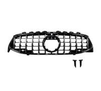 Griglia Paraurti Per GT R Nero Anteriore Griglia Superiore Per Benz Per CLA C118 CLA180 CLA200 2020 2021-up Maglia Da Corsa Accessori Auto radiatori auto(Argento)