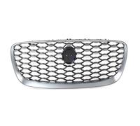 Griglia Paraurti Per Jaguar Per XF 2016 2017 2018 2019 Griglia Superiore In Rete Per Paraurti Anteriore Con Presa D'aria Griglia Per Radiatore Anteriore(Silver Black)