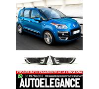 Griglia Paraurti Prasco Anteriore CROMATA/NERA Per Citroen C3 #El 742255