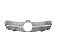 Griglia Paraurti Superiore AMG GTR Style Colore Argento Cromato E Diamanti Per Mercedes Per Benz Classe CLS W219 CLS350 CLS500 2005 2006 2007 2008 Auto Griglia Anteriore(Diamonds-Silver)