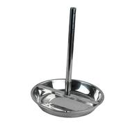 Griglia per Arrostire Pollo, Supporto per Anatra, Vassoio, Piastra in Tubi d'Acciaio, Girarrosto Facile da Pulire, Supporto per per Buffe, 22cm