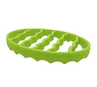 Griglia per arrosto in silicone, 17,3 x 20,1 cm, per promuovere il benessere, multifunzione per friggitrice ad aria con rientranze uniche, per cuocere al vapore carne, pesce e verdure