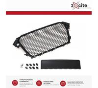 Griglia Per Audi A4 B8.5 Modello 2012-15 Nero Lucido Reticolo Debadge Senza PDC