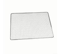 Griglia per barbecue, 50 x 30 cm, resistente alla ruggine, rete per grigliare pesce, carne, verdure, accessori portatili per barbecue (50 x 30 cm)