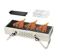 Griglia per barbecue a carbone,Griglia per barbecue in legno | Forno per barbecue da campeggio senza fumo - Griglia per barbecue, Griglie per barbecue a carbone grandi portatili con grande area di