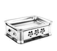 Griglia per barbecue, BBQ Grill Girarrosto all'aperto Un barbecue Kebab in carbonio for pesce Griglia for frutti di mare for Spiedini a carbone for uso domestico