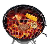 Griglia per barbecue | Cuocere a vapore | Griglia rotonda in filo metallico versatile per campeggio giardino picnic