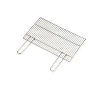 GRIGLIA PER BARBECUE GRATICOLA TONDINO CON MANICI RICHIUDIBILI 76X43 CM