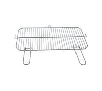 Griglia per Barbecue in Acciaio Cromato Graticola con Due Manici Richiudibili