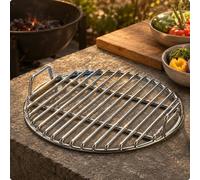 Griglia Per Barbecue In Acciaio Inox A Barra Dritta, Griglia Circolare