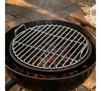 Griglia Per Barbecue In Acciaio Inox A Barra Dritta, Griglia Circolare Con