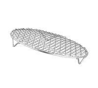 Griglia per barbecue, in acciaio inox, ad alte prestazioni, resistente al calore, per cucinare all'aperto, falò, campeggio, casa