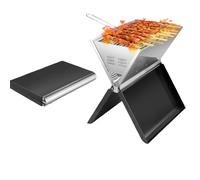 Griglia per barbecue pieghevole: griglia per barbecue portatile all'aperto con materiale non tossico sicuro, perfetta per feste, picnic e riunioni di famiglia