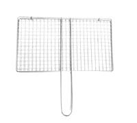 Griglia per Barbecue, Pratica da trasportare, 33,5 x 18,5 cm, griglia per Barbecue, Rete in Acciaio, Ampia Gamma di Applicazioni, per Bistecca, Pesce, Pollo, Carne