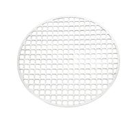 Griglia Per Barbecue Rotonda In Acciaio Inossidabile, Griglia Per Esterno Per La Preparazione Del Tè Accanto Al Caminetto, Rete Per GrigliaA Carbone Ispessita, Adatta Per Campeggio, Barbecue All'aper