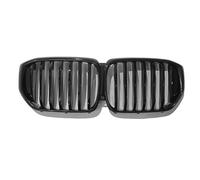 Griglia Per BMW G05 LCI X5 2023-2024 Griglia Griglia Anteriore Nero Singola Stecca Paraurti Cappuccio Griglia A Rete Con Foro Per La Fotocamera Grill