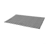 Griglia per camino in acciaio, robusta, per interni ed esterni, cestino a rete per contenere braci e migliorare la longevità della fiamma, tronco resistente alla ruggine (25 x 40,9 cm)