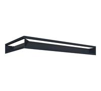 Griglia di ventilazione LUFT angolo destra 40x80x9 nero Slim