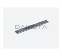 Griglia per Canaletta di Scolo Acqua Extra Strong con Clip Dimensioni 130 x 20 x 1000 mm - Dakota
