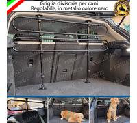 GRIGLIA PER CANI BARRIERA DIVISORIA BAGAGLIAIO OPEL INSIGNIA B REGOLABILE NERO