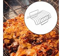 Griglia per costine da barbecue, utensile antiaderente per barbecue, griglia