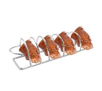 Griglia per Costine - Supporto per griglia in Metallo, cestello per arrostire per Grigliare | Supporto per Pollo, Support per Costine per Grigliare, per griglias in Acciaio inossidab