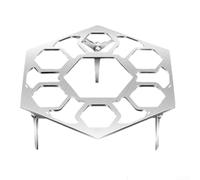 Griglia per cottura a vapore per uova in acciaio inox, design impilabile per combinare pentole, vassoio multi foro per cuocere a vapore anche uova, verdure, frutti di mare e vari alimenti