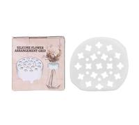 Griglia per disposizione di fiori in silicone Portafiori semitrasparente Porta stelo Ikebana a spirale per arrangiatore per decorazioni per la casa ed eventi speciali