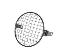 Griglia per faro moto 6.5" Protezione Universale Per Fari Neri Per Motociclette Griglia Retrò Copri Lampada Copertura Fari Moto