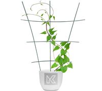 KADAX Griglia per fiori in acciaio, set di 3, griglia per rampicanti, 42 cm