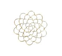 Griglia per fiori riutilizzabile in acciaio inox per vasi, pratico strumento per la composizione floreale, inserto decorativo per un supporto stabile singolo (B, 6 x 4 x 2 cm)