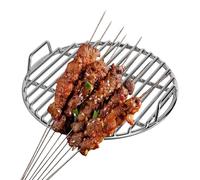 Griglia per Forno e Barbecue Rotonda Antiaderente Resistente Al Calore | Griglie Di Raffreddamento In Acciaio Inossidabile per Feste all'Aperto, Grigliate in Casa e Giardino, Campeggio, Pesca e Pi