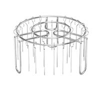 Griglia per forno - Supporto verticale per spiedini, antiaderente, riutilizzabile, in acciaio inox, resistente al calore, antiruggine, per ristorante, casa, cucina all'aperto, campeggio, picnic