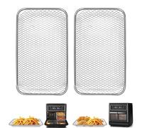 Griglia per friggitrice ad aria calda GCQ per friggitrice ad aria calda S Breville Halo Flexi,9.7'×5,7'×0,8'pollici Accessori per friggitrice ad aria calda in acciaio Ricambi,lavabile in lavastoviglie