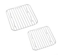 Griglia per friggitrice ad aria, compatibile con Crispi 2,5 QT, per ciotola di vetro da 4 qt, griglia in rete metallica, resistente al calore, senza rivestimento in acciaio, per FN090 FN091 Healthy