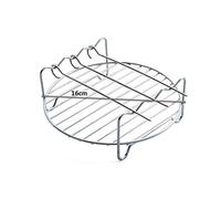 Griglia per friggitrice ad aria HD9904/00 con ripiano a doppio strato, griglia per friggitrice ad aria compressa con spiedini, accessori multiuso in acciaio inox Airfryer Griglia