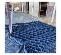 Griglia per ghiaia in HDPE resistente da 10,2 cm/5,1 cm, stabilizzatore geografico per vialetto, paddock e stabilizzazione dei pendii (1 x 3 m, 10,2 cm di spessore) - soluzione durevole in ghiaia