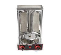 Griglia per girarrosti, griglia a gas per il Medio Oriente, griglia verticale per girarrosti, 2 griglie, adatta per grigliare pollo, tacchino, tacos e carne shawarma.