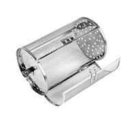 Griglia per girarrosto in acciaio inox, girevole per arrosti, caffè, per friggitrice ad aria, per friggitrice ad aria a torre, cestino per patatine fritte, caffè, barbecue e noci