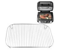 Griglia per grill Ninja Woodfire, 7 in 1, per friggitrice ad aria calda, in acciaio inox, per friggitrice ad aria, accessori per barbecue, campeggio, picnic, 31 cm x 22 cm