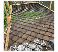 Griglia per il controllo del fango, base per patio e rimorchio, permeabile, per vialetto, giardino e stabilizzazione del parcheggio, 3 x 29,5 m