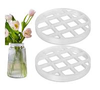 Griglia per la disposizione dei fiori, 2 elastiche riutilizzabili per | Griglia in silicone per fiori e organizzatore di fiori, adatta come rete per composizioni e come supporto per vasi per mazzi