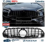 GRIGLIA PER Mercedes Classe C W206, S206 Calandra Nero Lucido GT-R AMG Style