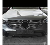 GRIGLIA PER Mercedes GLC X253, C253 19-22 Nero Lucido Diamond Calandra GT-R Look