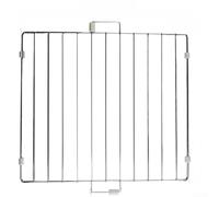Griglia per microonde in acciaio inox resistente, per Midea per m3 L233B X3, riutilizzabile, per barbecue, teglia da forno multi-marca, color argento (griglia)