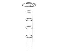 Griglia per ombrello verticale, traliccio da giardino in metallo | Supporto stabile a prova di ruggine per piante rampicanti, cornice decorativa a torre di obelisco da giardino per verdure