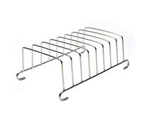 Griglia per Pane in Acciaio Inossidabile, Griglia per Pane a 8 fette, Supporto per Griglia per Pane tostato, Supporto per Fetta di Pane per Pane a Pane con Supporto da Tavolo, Kit di Accessori per