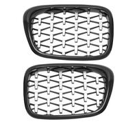 Griglia per paraurti anteriore cofano per BMW 525i 530i E39 Diamond Star nera