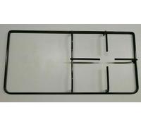 Griglia per piano cottura 46,5 x 23 cm codice 481945819594 ricambio Whirlpool
